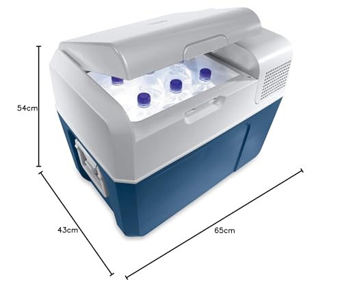 MOBICOOL MCF40 Kompressor-Kühlbox mit 38 Liter Fassungsvermögen, 12/24 V und 230 V, Mini-Kühlschrank für Auto, LKW, Boot, Wohnmobil und Steckdose