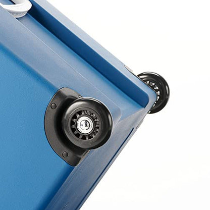 Mobicool MT48W AC/DC - elektrische Kühlbox mit Rollen passend für eine komplette Getränkekiste/Bierkiste, 48 Liter, 12 V und 230 V für Auto, Lkw, Boot, Reisemobil und Steckdose