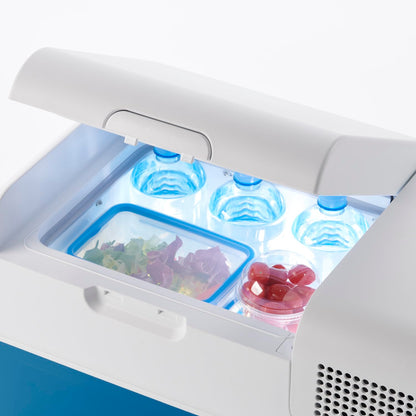 MOBICOOL MCF40 Kompressor-Kühlbox mit 38 Liter Fassungsvermögen, 12/24 V und 230 V, Mini-Kühlschrank für Auto, LKW, Boot, Wohnmobil und Steckdose